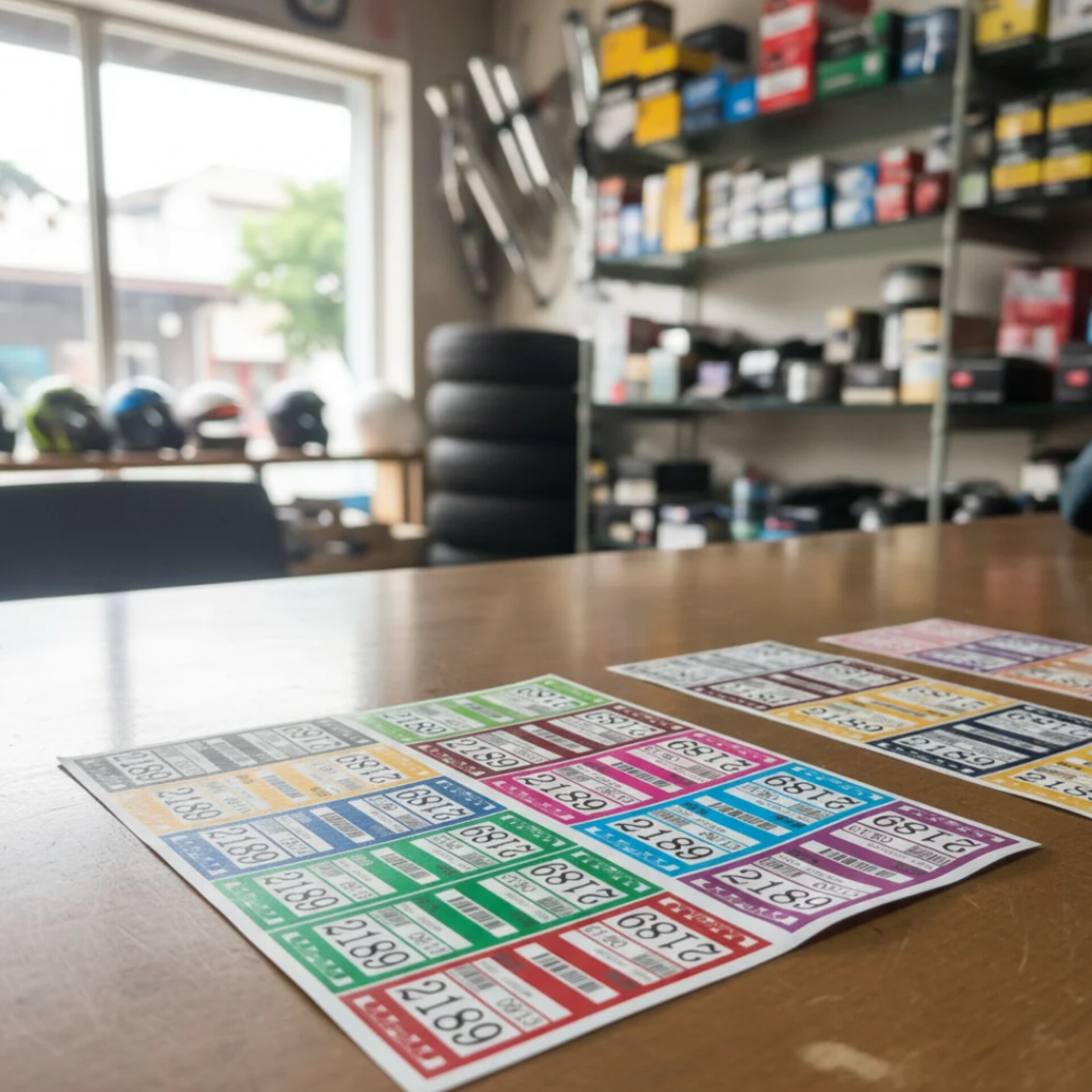 برچسب مزایده موتور سیکلت ژاپن