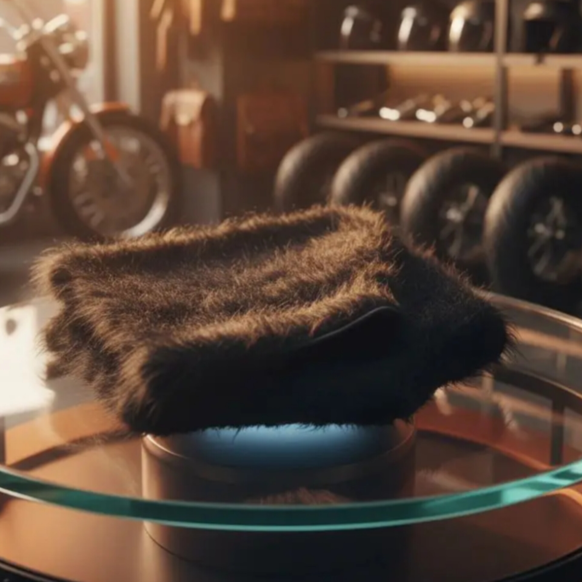 دستکش ثابت خزدار