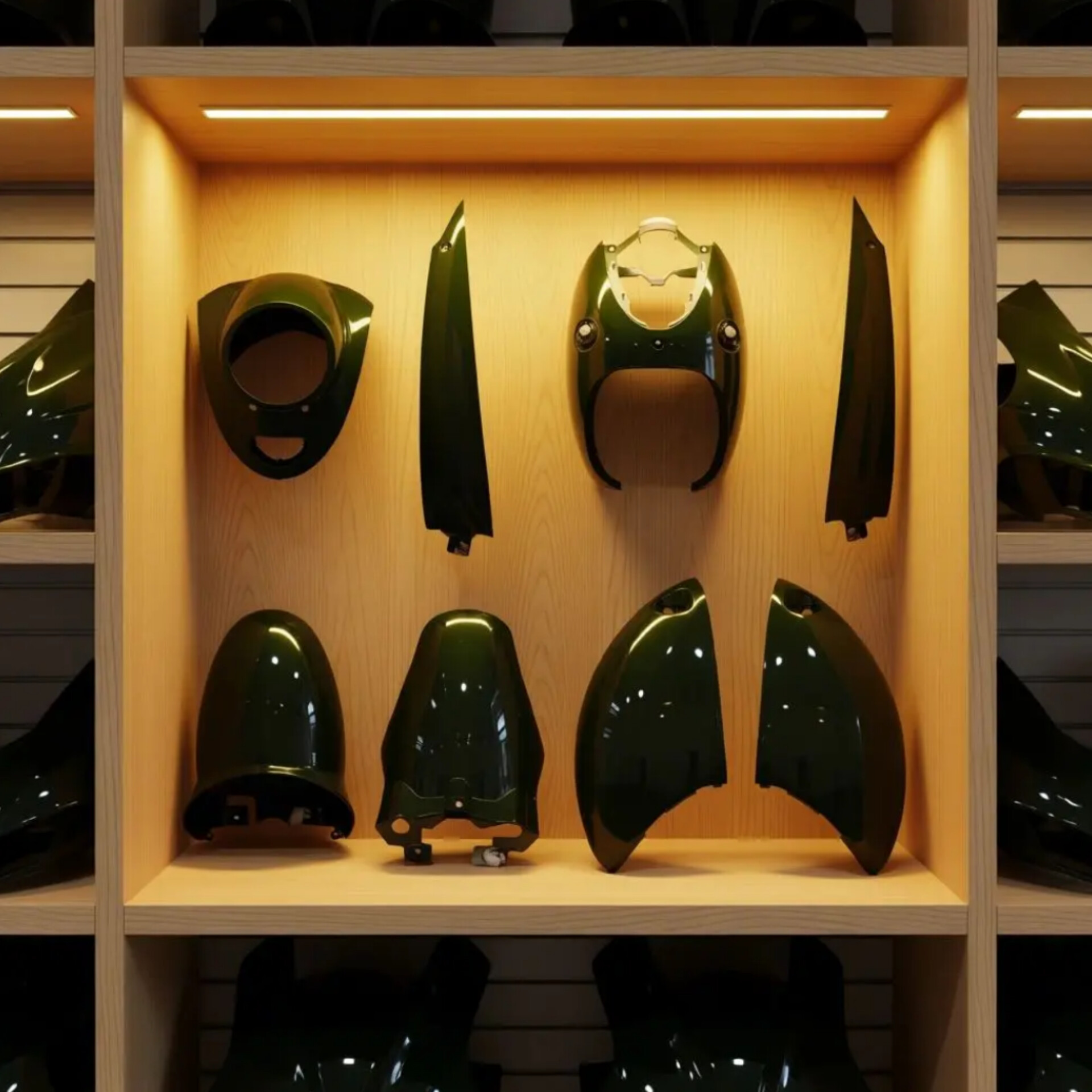 فلاپ کامل رنگی یاماهاوینو سبز ارتشی