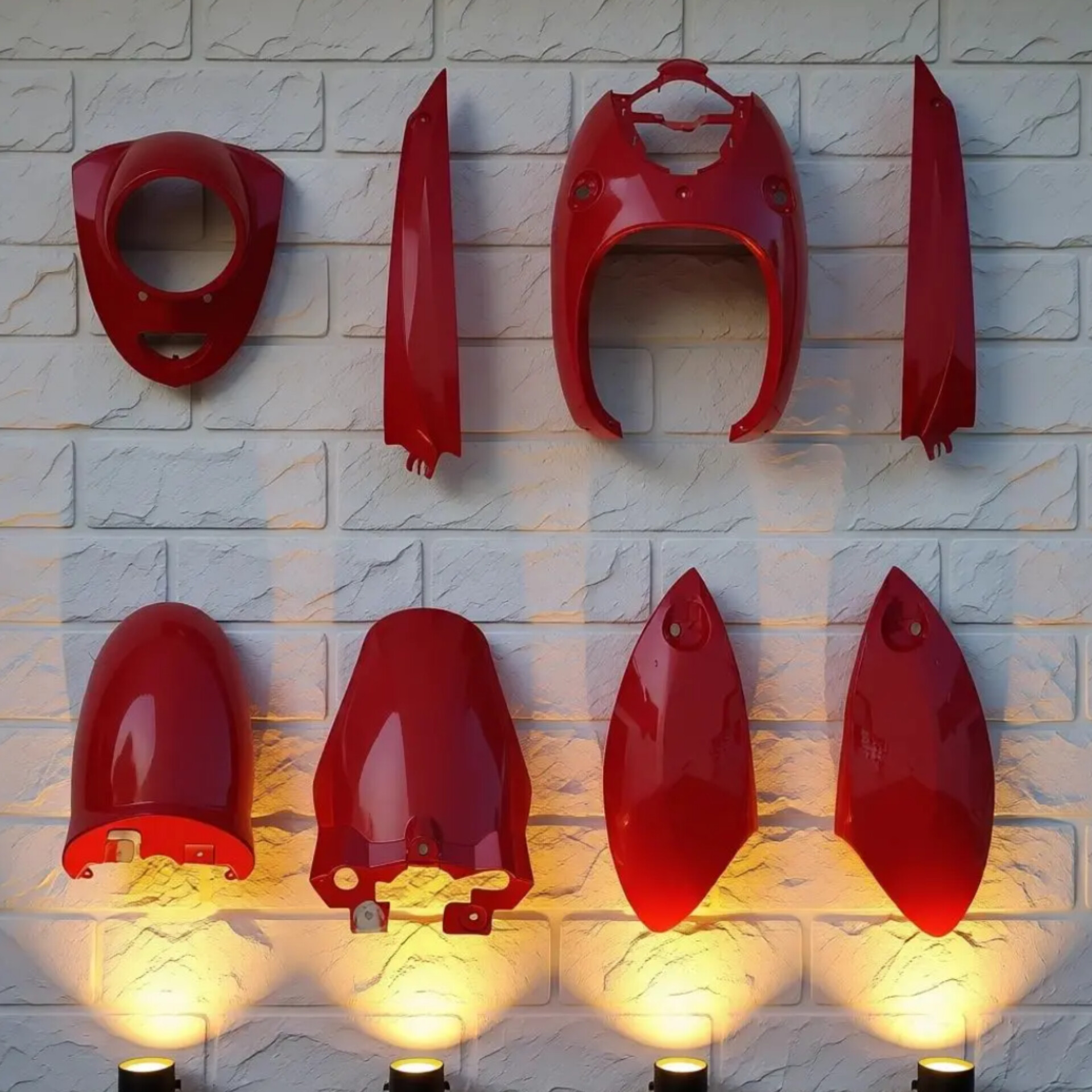 فلاپ کامل رنگی یاماها وینو قرمز گوجه ای