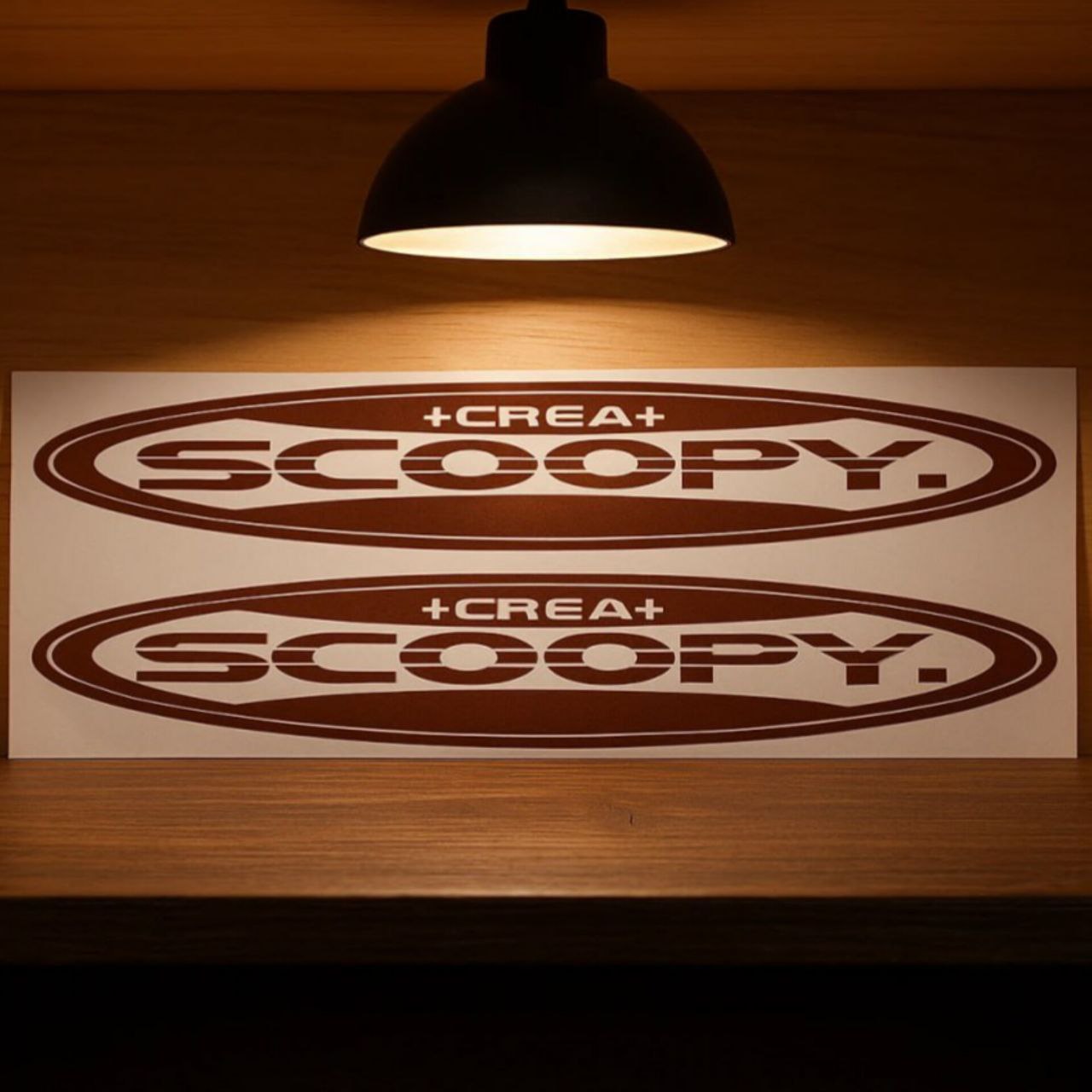 برچسب اسکوپی رنگی 2 تیکه