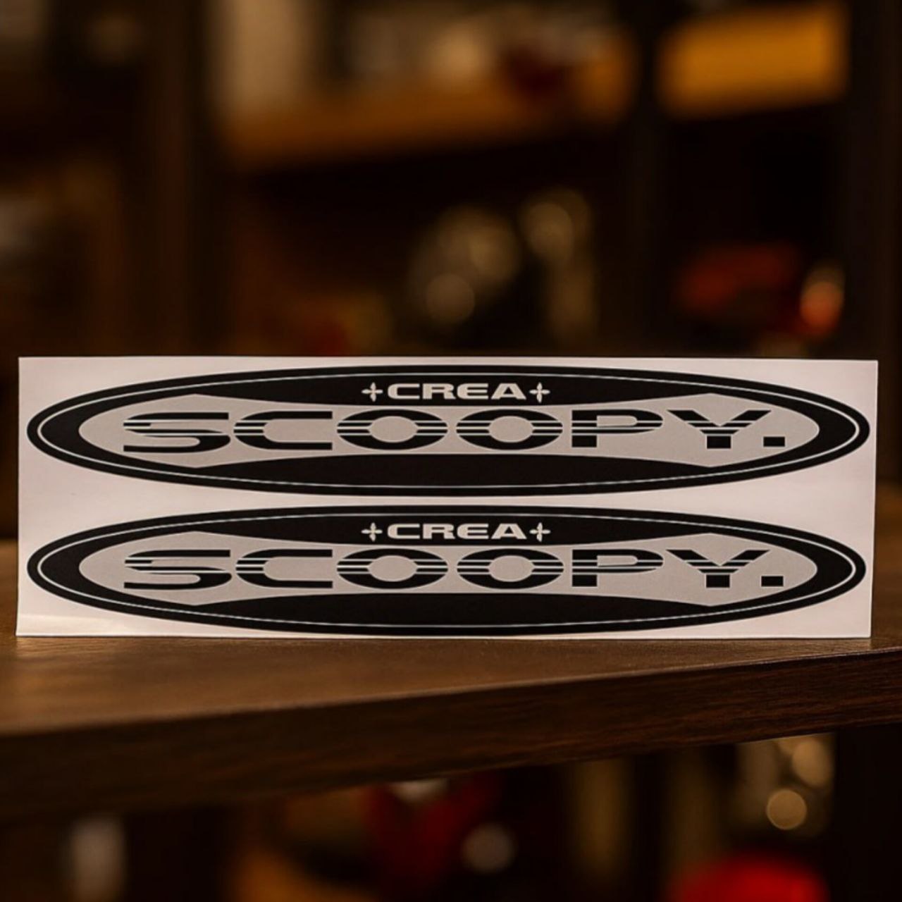 برچسب اسکوپی رنگی 2 تیکه