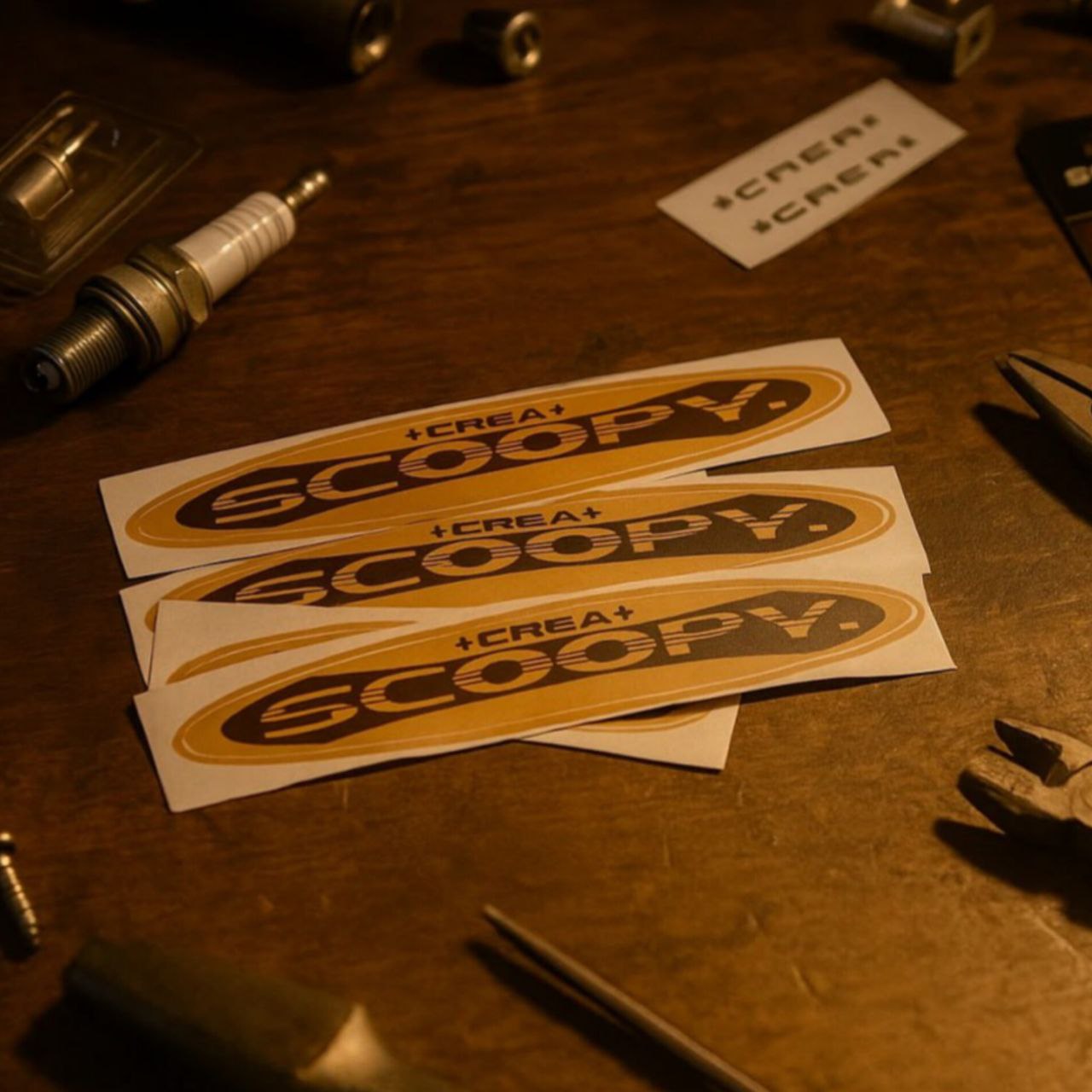 برچسب اسکوپی رنگی 2 تیکه