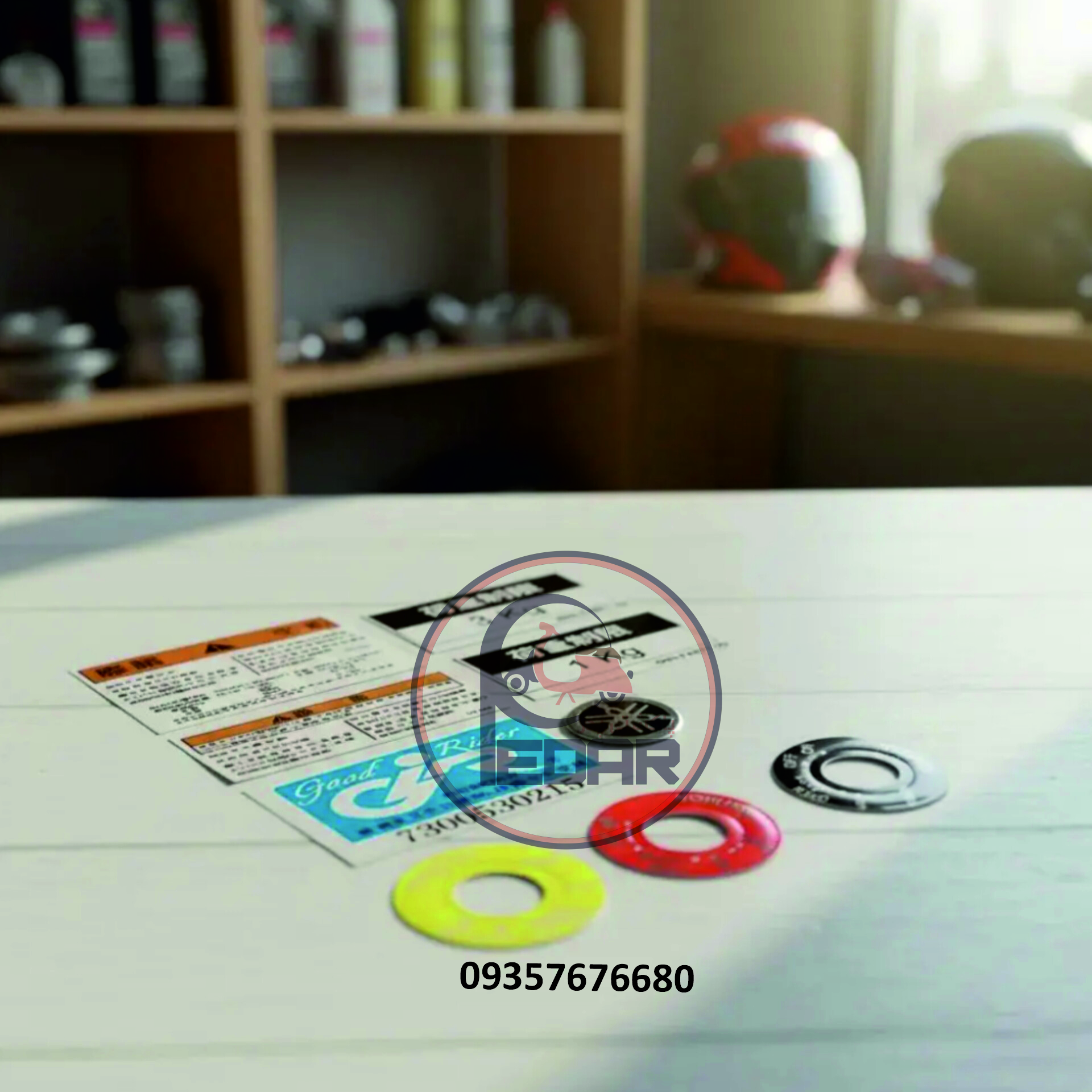 ست برچسب پاکشتی یاماها وینو